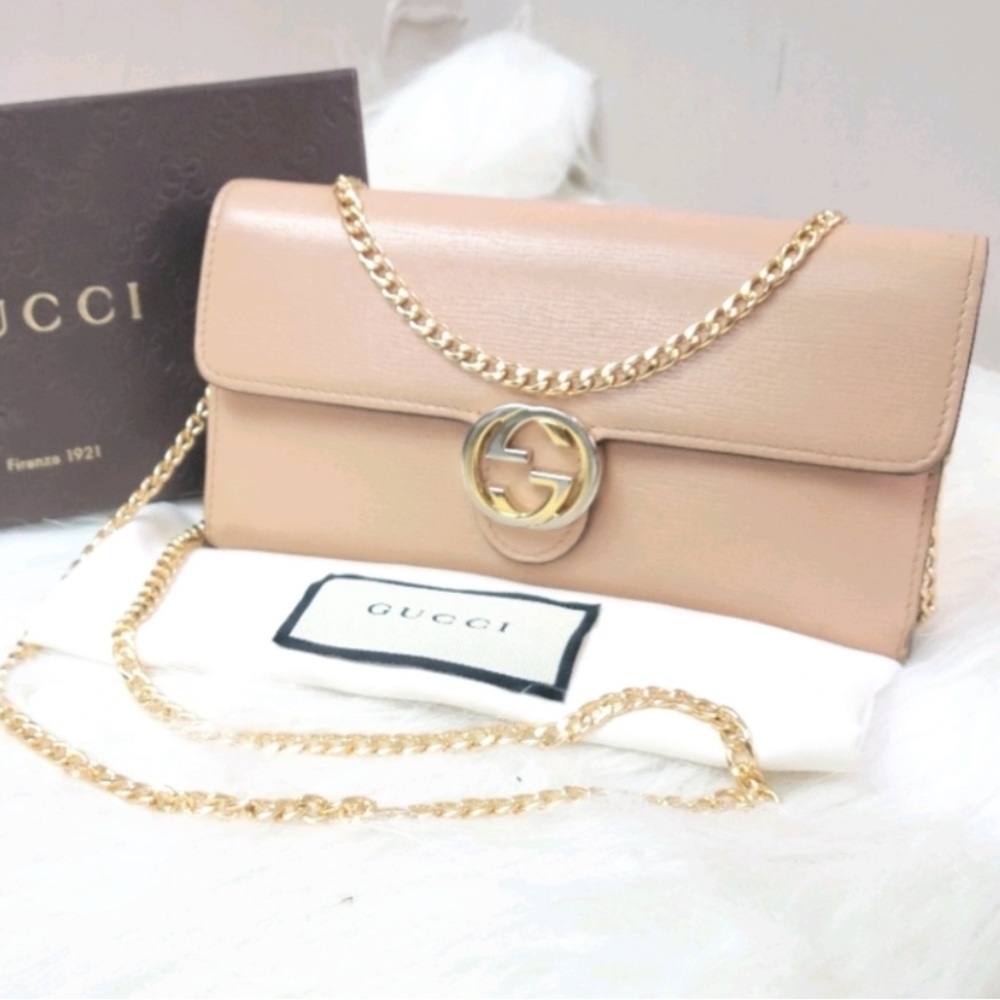 Authentic Gucci Interlocking G Long Wallet